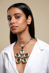 Polki Flower Necklace