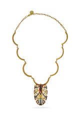 Red Egyptian Pendant Necklace