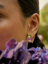 Multicolour Crystal Earrings