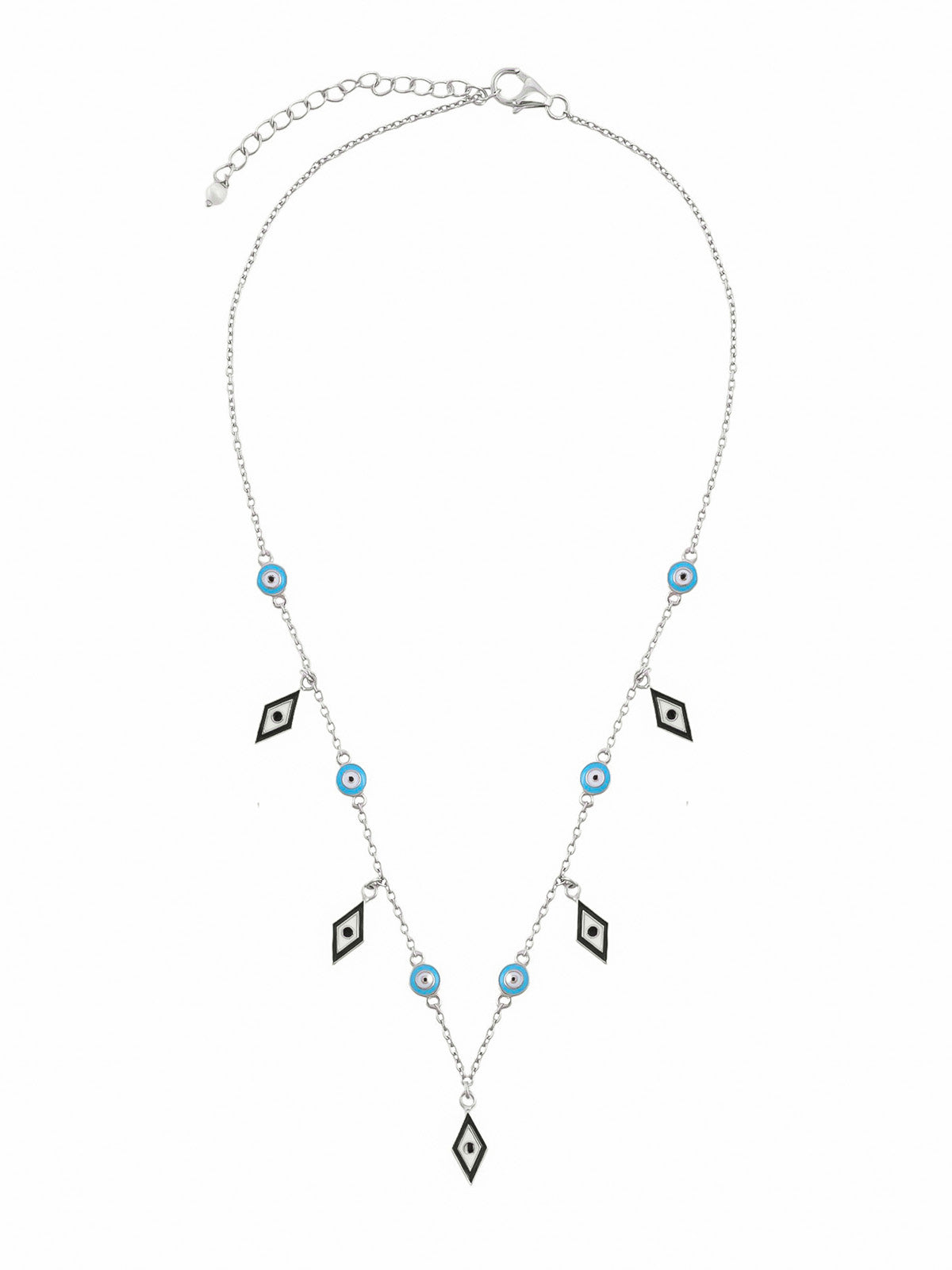 Evil Eye Drop Choker