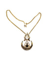 Aqua Gold Fish Pendant