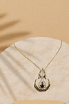 Aqua Gold Fish Pendant