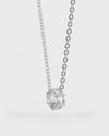 Brilliant Round Shaped Solitaire Pendant With Chain