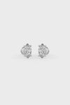 Marquise Shaped Solitaire Stud Earrings