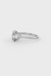 Oval Shaped Solitaire Engagement Ring