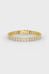 Emerald Cut Solitaire Tennis Bracelet