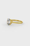 Oval Shaped Solitaire Engagement Ring