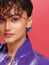 Tapsee Pannu in Radiant Crystal Earrings