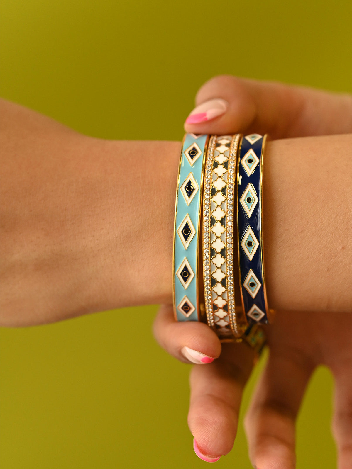 Diamond Evil Eye Bracelet