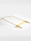Flat Gold Bar Necklace