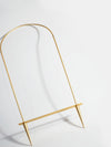 Flat Gold Bar Necklace