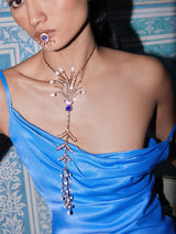 Sunset Palm Necklace
