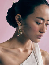 Pearl Cluster Ear Huggies