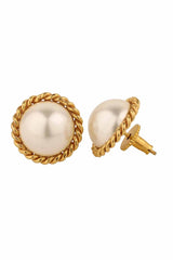 Kangana Ranaut - Classic Vintage Pearl Studs