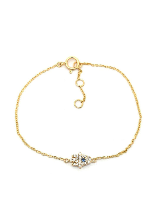 Sapphire Hamsa Bracelet