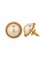 Classic Vintage Pearl Studs