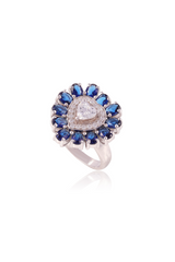 Ocean Heart Ring