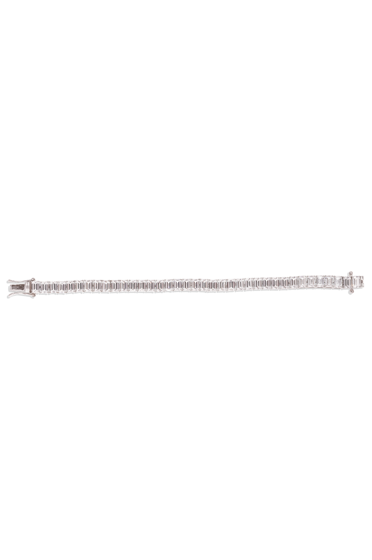 Emerald Shape Tennis Bracelet