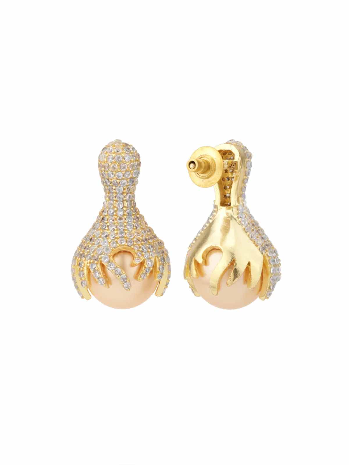 Champagne Crystal Pearl Drops
