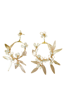  Sakura Petal Resin Earrings