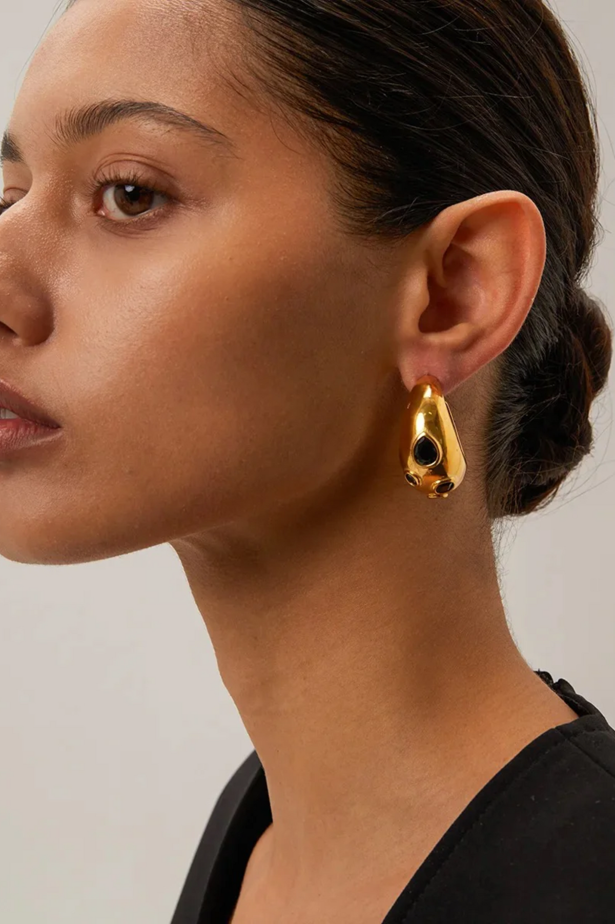 Timeless Love Hoops - Black
