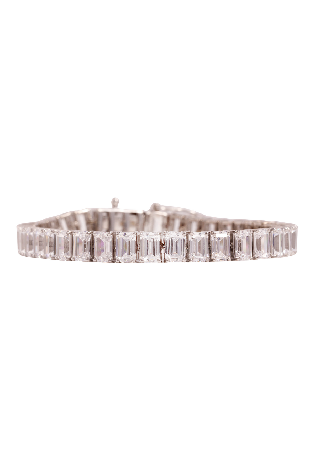 Emerald Shape Tennis Bracelet