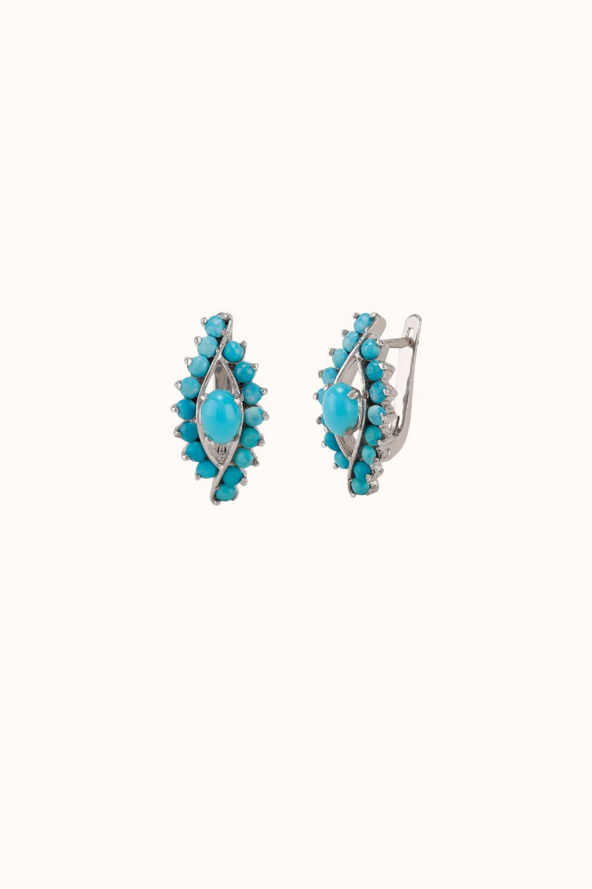 Turquoise Evil Eye Earrings