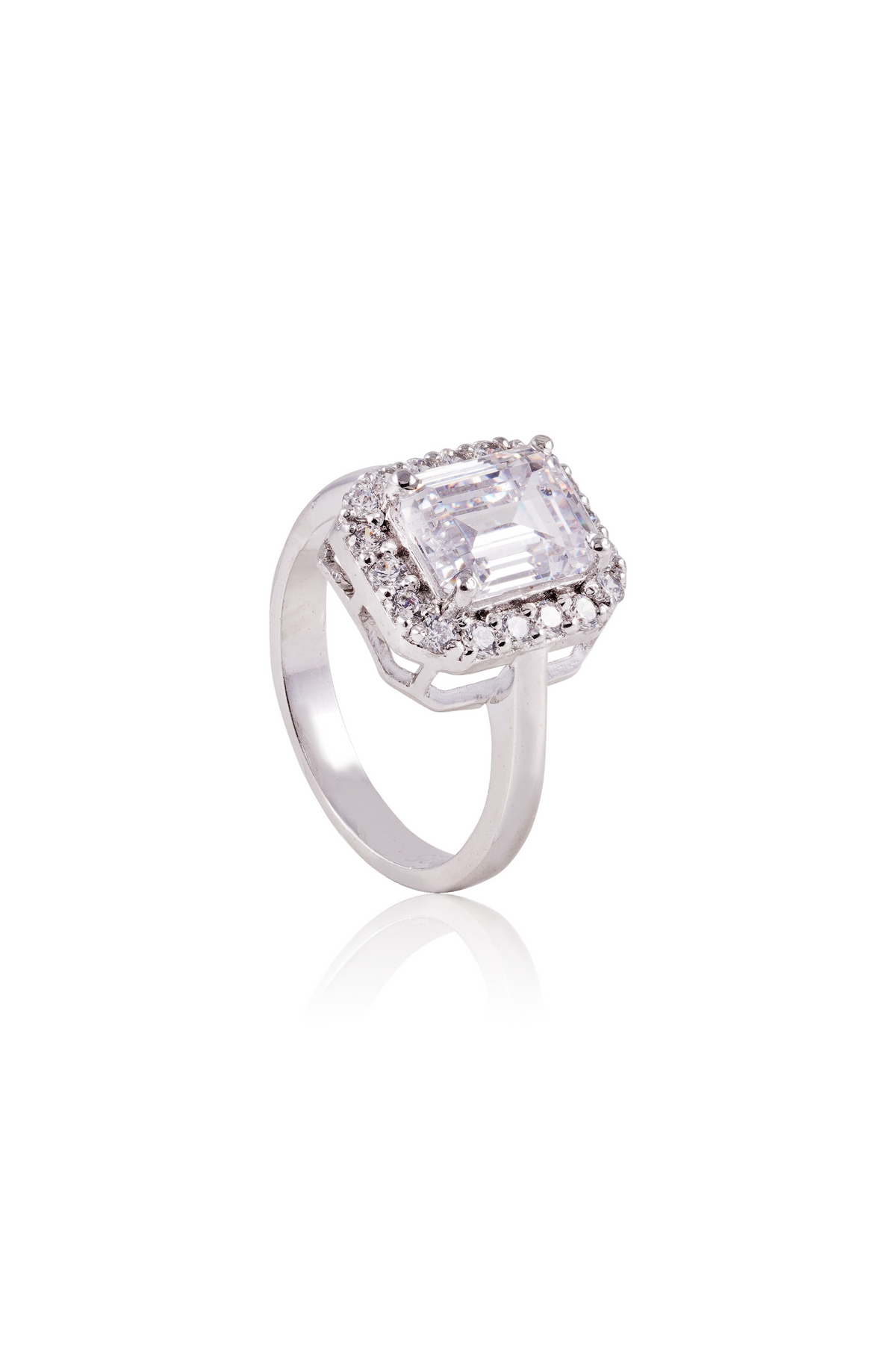 Amara Emerald Cut Solitaire Ring