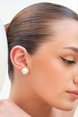 Kangana Ranaut - Classic Vintage Pearl Studs