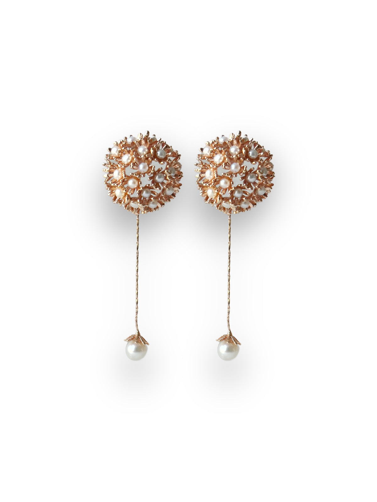 Flower Garden Pearl Danglers