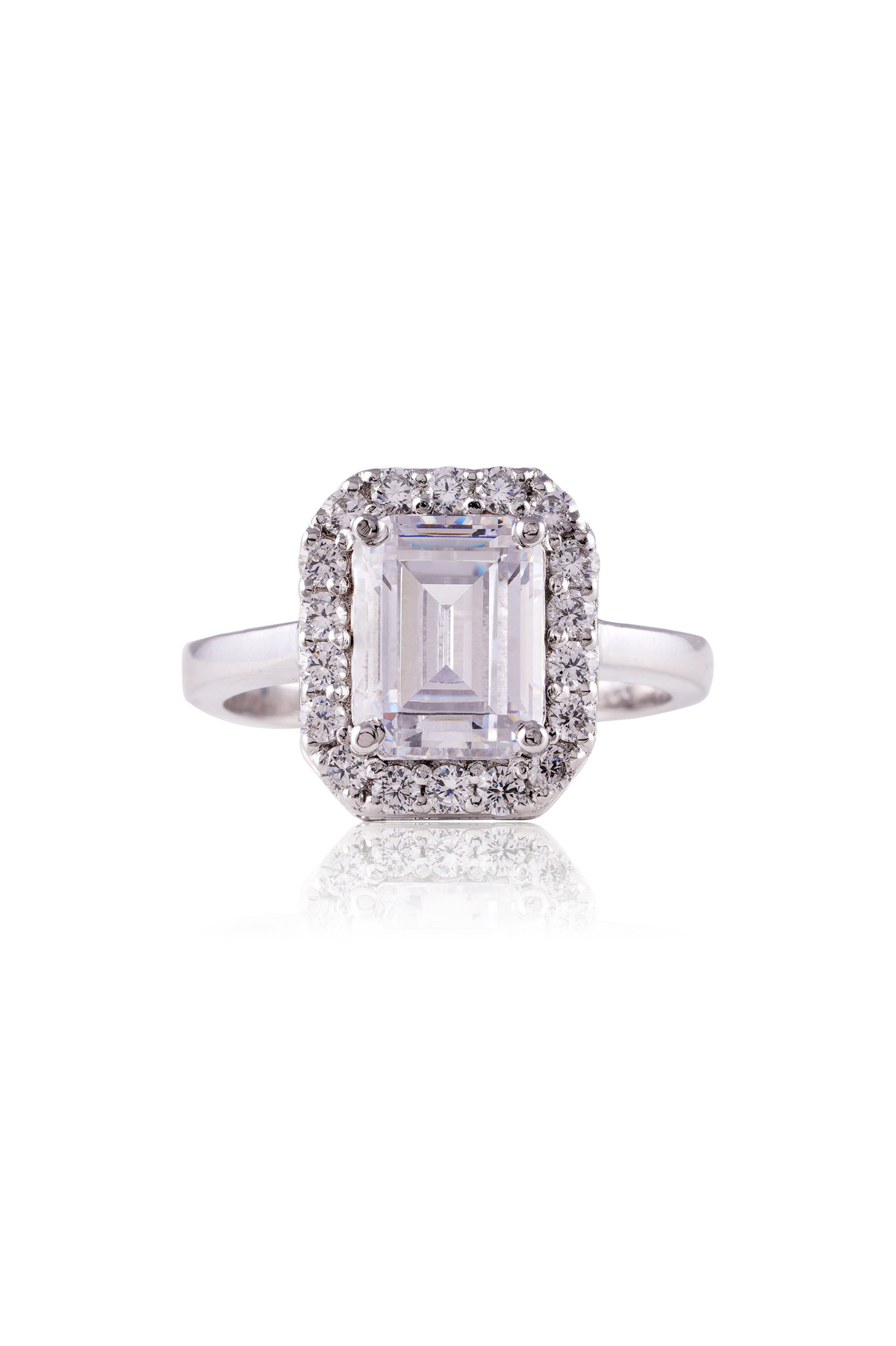 Amara Emerald Cut Solitaire Ring