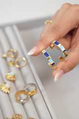 Fusion Gold Hoops