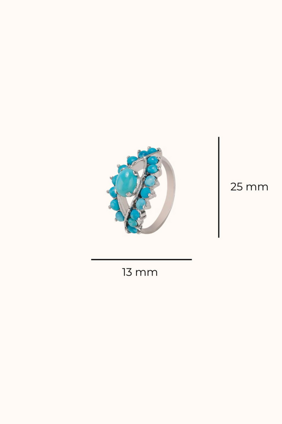 Turquoise Evil Eye Ring