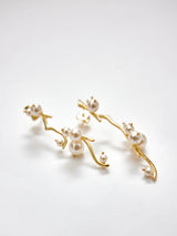 Pearl and Twig Statement Studs