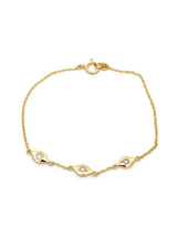 Triple Flush Diamond Evil Eye Bracelet