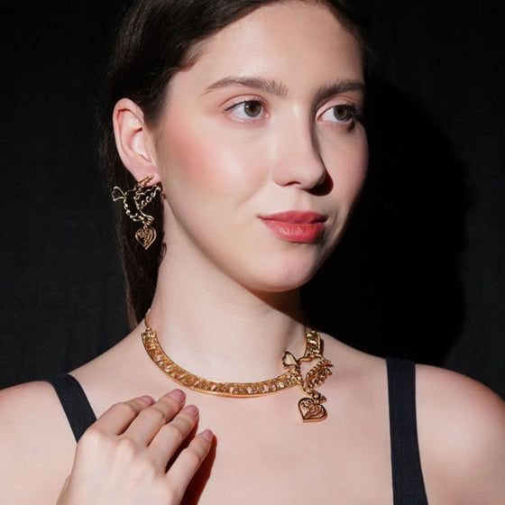 Heartline Statement Necklace