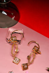 Signal Knot Statement Earrings