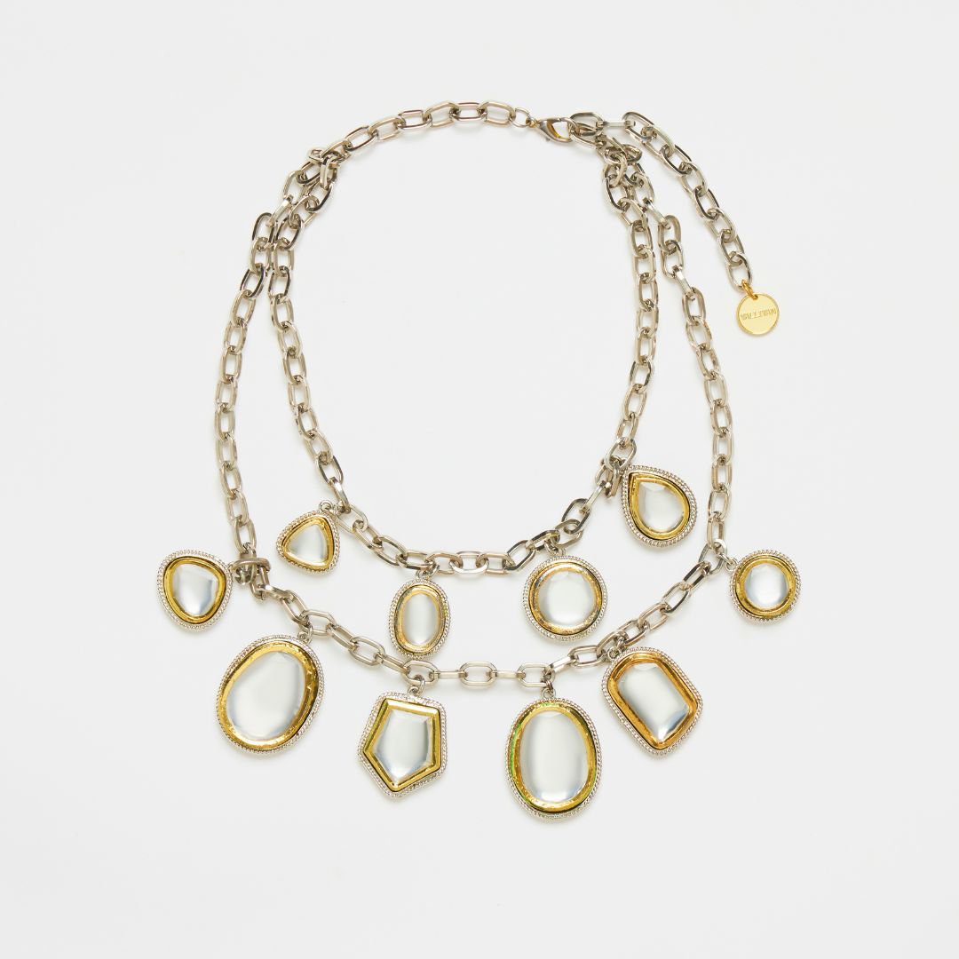 Polki Charm Necklace