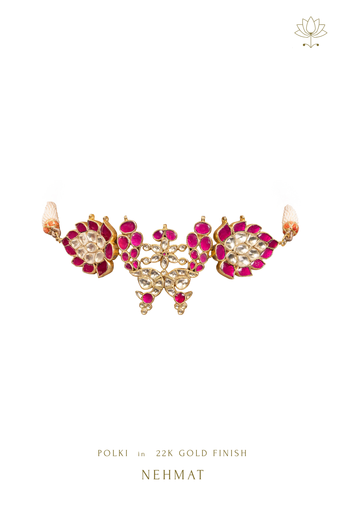 Rukmini Pacchi Kundan Armlet