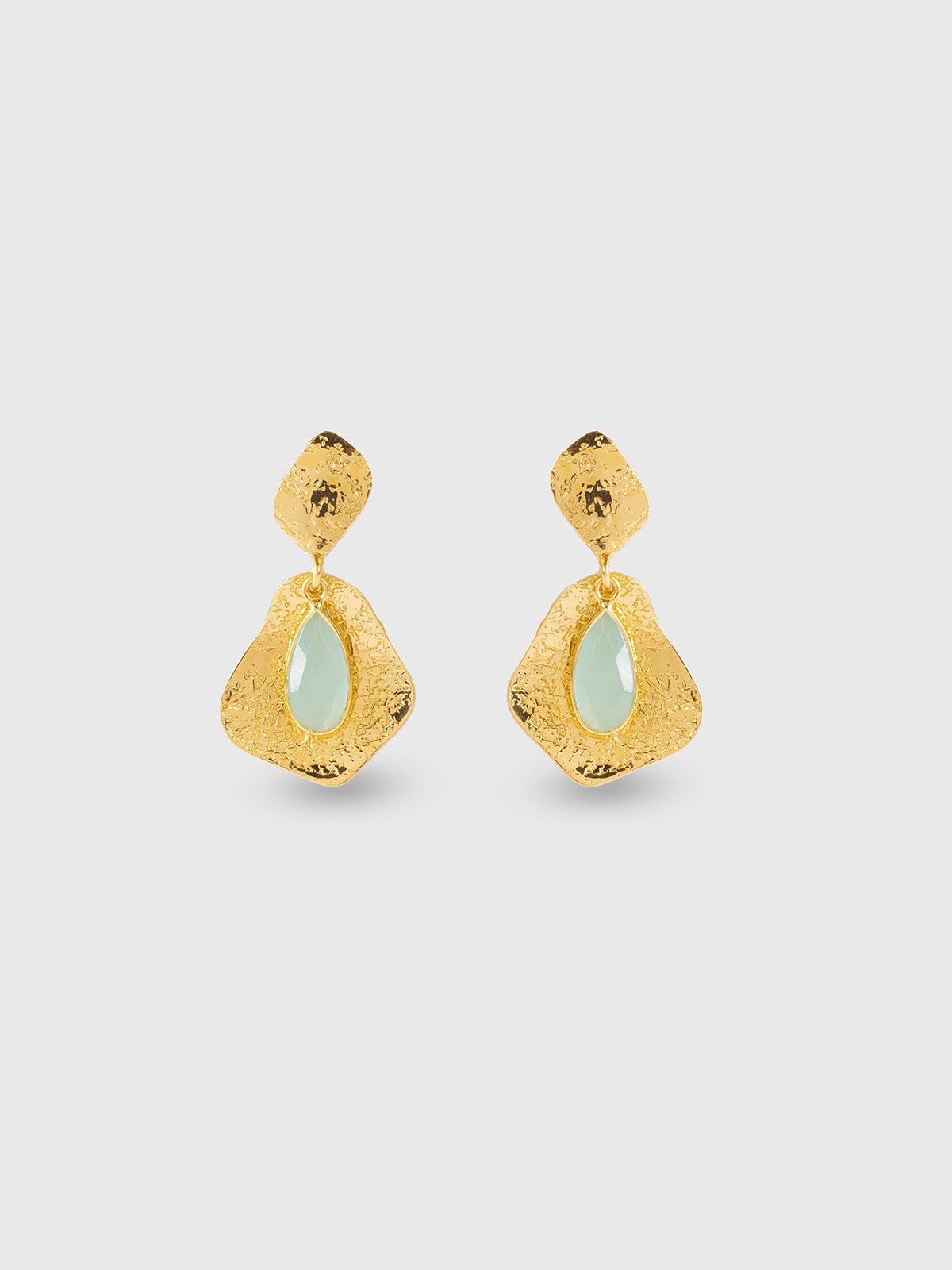 Euphoria Aqua Chalcedony Earrings