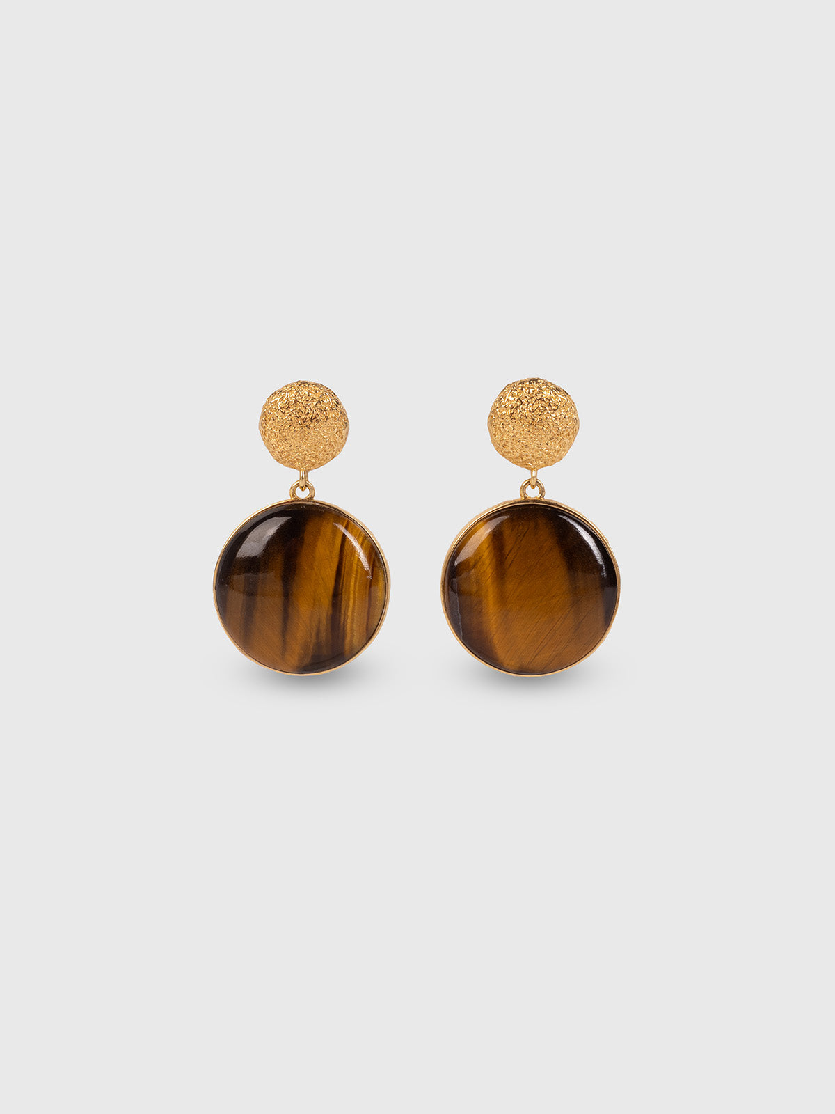 Tigers Eye Drop Studs