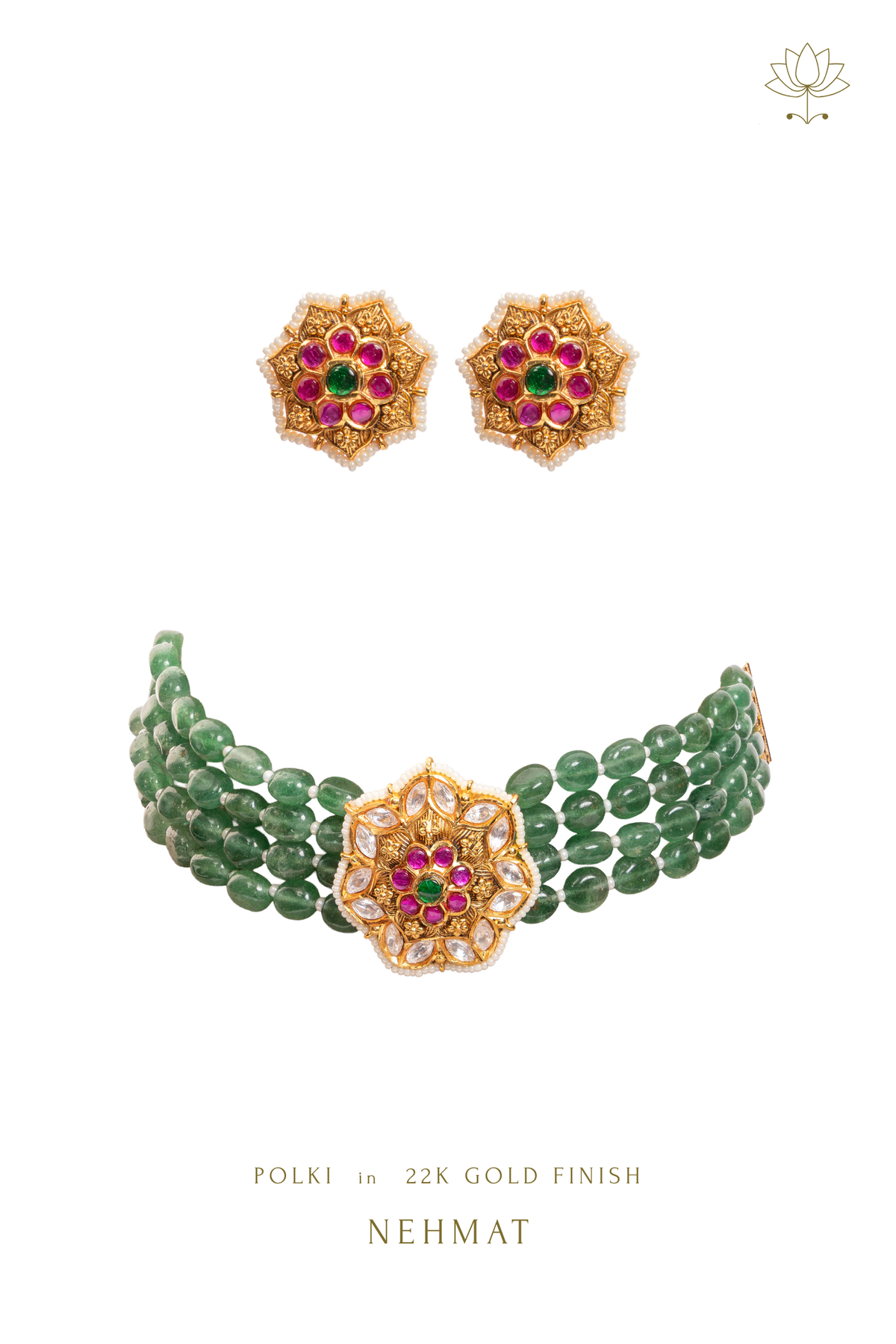 Heer Polki Choker Set