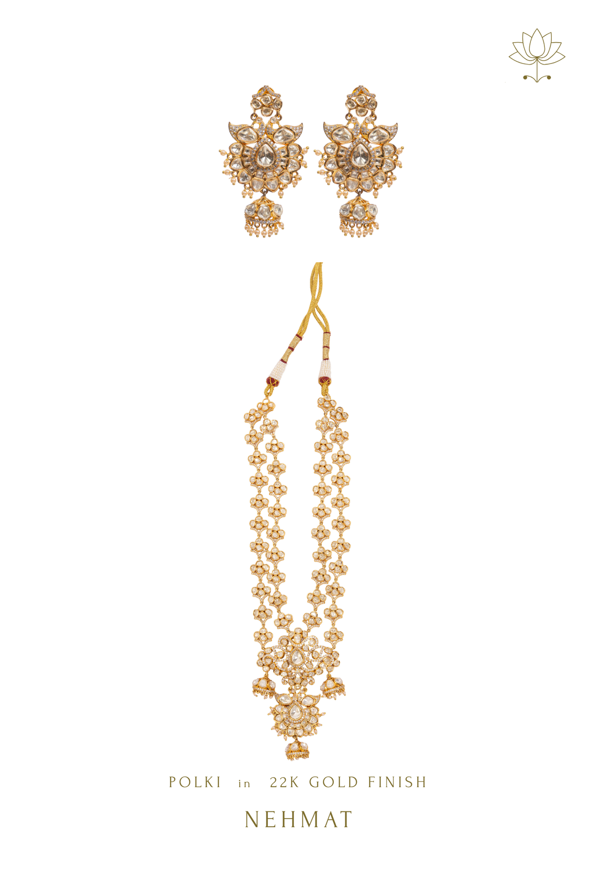 Nityara Moissanite Necklace Set