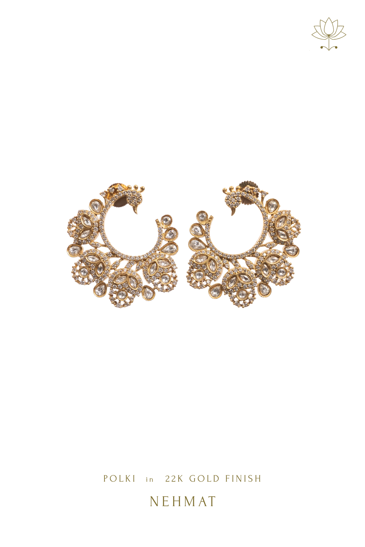 Reya Crescent Studs