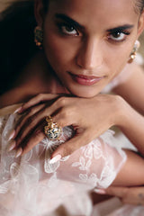 Dalmatian Stone Wild Empress Ring