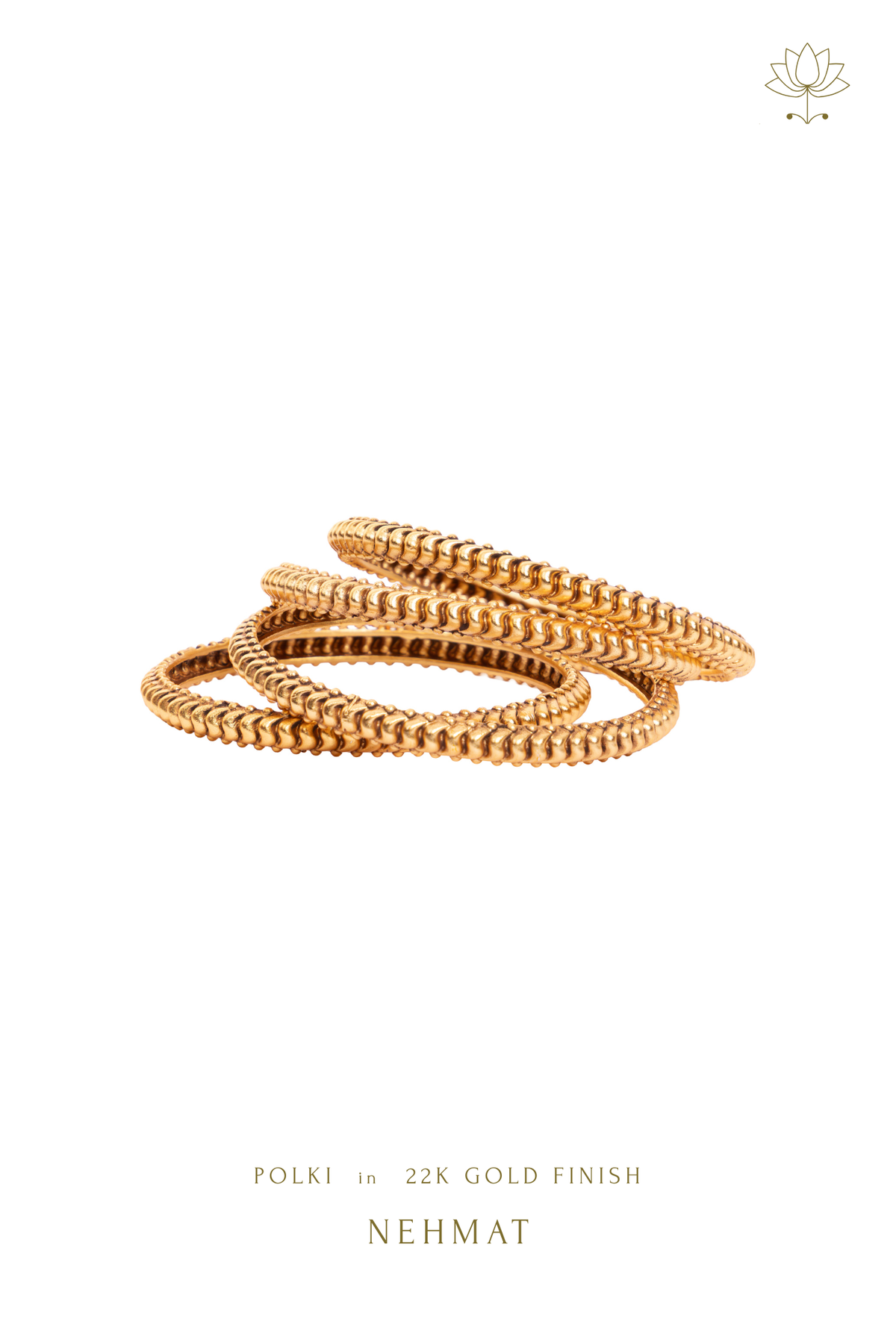 Ira Matte Gold Bangles