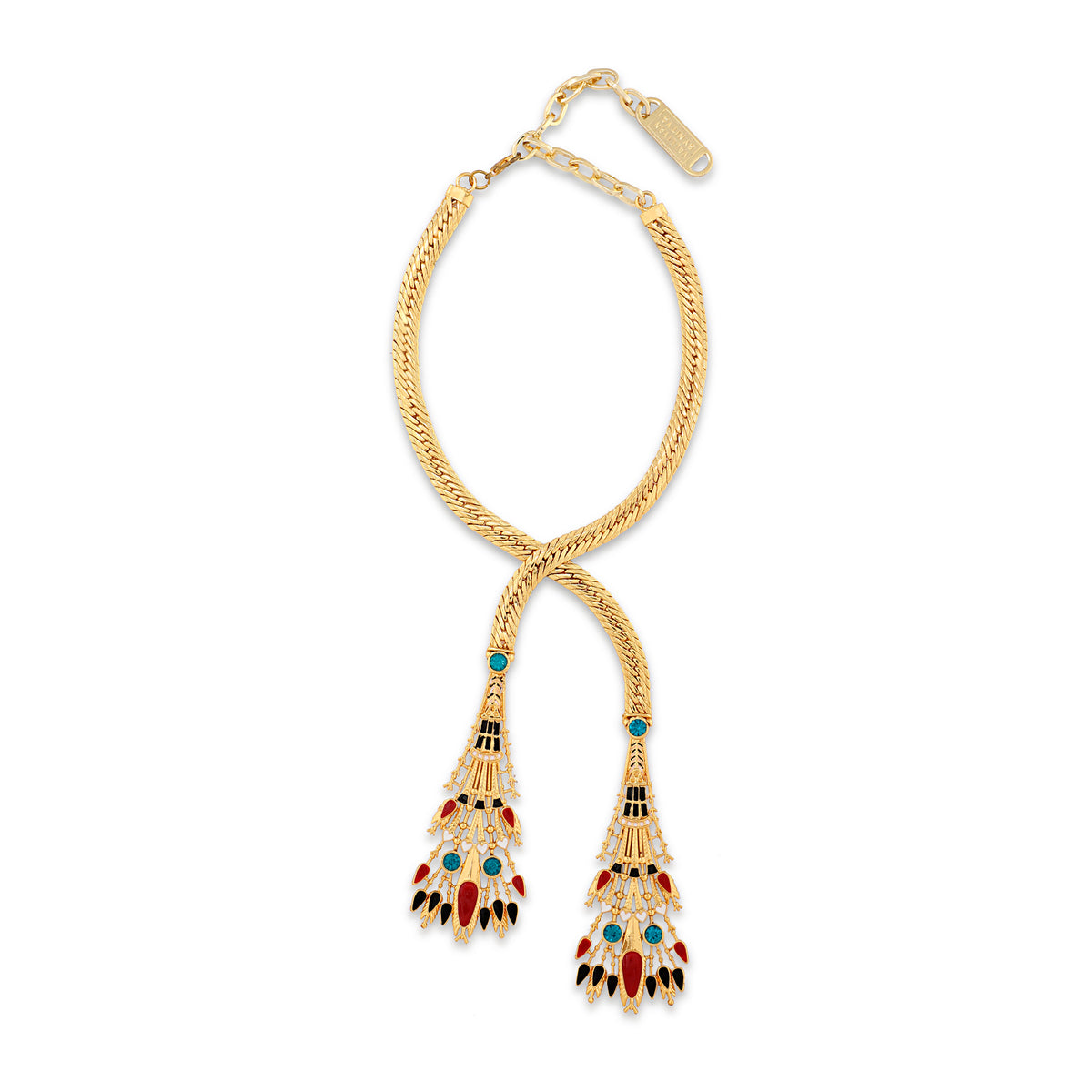 Allure Nefertiti Crossover Necklace