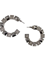 Luna Gap Mini Hoops – Silver
