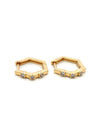 3 Diamond Hexagon Hoop