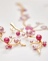 Shades of Pink Statement Danglers
